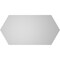 Ekena Millwork Half Round Surface Mount PVC Gable Vent w/ 2"W x 1-1/2"P Brickmould Frame, 40"W x 20"H GVPHR40X2002SN - alternate 3